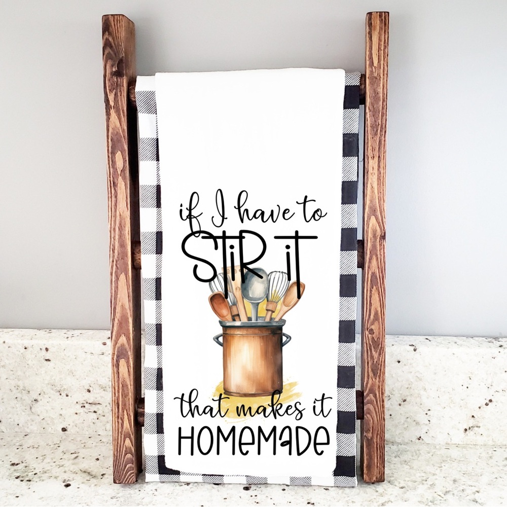 Handcrafted sublimation kitchen towel